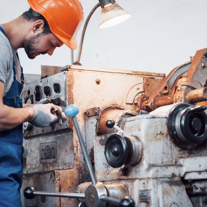 Second hand machines - a working technician